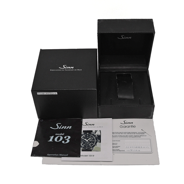 楽天市場】ジン Sinn パイロットクロノグラフ オートマティック 103.B