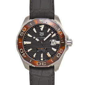 【クーポンで値引×さらにポイントUP】 タグホイヤー TAG HEUER アクアレーサー キャリバー5 オートマティック WAY201N.FT6177 自動巻 メンズ 腕時計 研磨仕上げ済み 【中古】