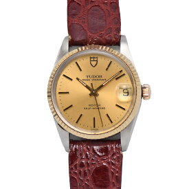 【クーポンで値引！さらにポイントUP！】 チュードル チューダー TUDOR プリンスオイスターデイト ユニセックス 男女兼用 自動巻 アンティーク コンビ 72033 研磨仕上げ済み 【中古】