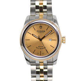 【クーポンで値引！さらにポイントUP！】 チューダー チュードル TUDOR グラマーデイト レディース コンビデザイン SS/K18YG ゴールド文字盤 53003-68033 研磨仕上げ済み 【中古】