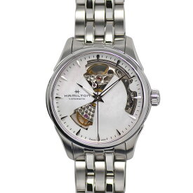 【クーポンで値引！さらにポイントUP！】 ハミルトン HAMILTON ジャスマスター オープンハート オート メンズ レディース 自動巻 シェル文字盤 H32215190 研磨仕上げ済み 【中古】