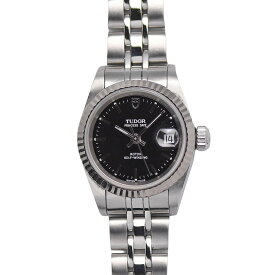 【クーポンでお得×さらにポイントUP】 チュードル チューダー TUDOR プリンセスデイト オートマティック レディース 自動巻 SS/WG ブラック 黒文字盤 92414 研磨仕上げ済み 【中古】