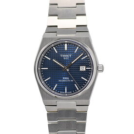 【クーポンでお得×さらにポイントUP】 TISSOT ティソ PRX 40mm パワーマティック 80 メンズ オートマティック 自動巻 ブルー 文字盤 T137.407.11.041.00 【中古】
