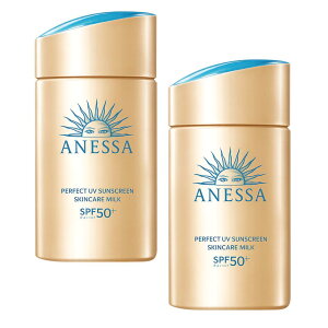 �A�l�b�T�@�p�[�t�F�N�gUV�@�X�L���P�A�~���N�@NA�q���Ă��~�ߗp���t�r60mL x2�{�Z�b�g SPF50+ PA++++ ������ ANEESA �ŋ�UV���̃~���N UV�u���b�N�Z�p �I�[�g���y�A �ڂ��� �j ���Ă��~�� ���ω��n U
