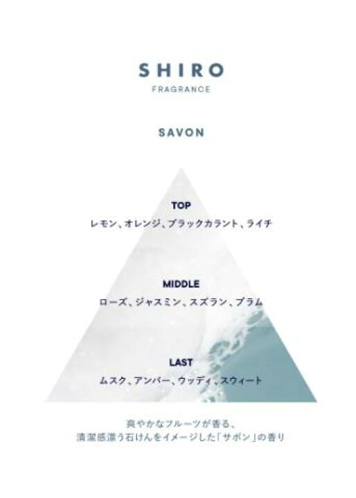 楽天市場】☆箱なし☆ SHIRO サボン オードパルファン 40mL 
