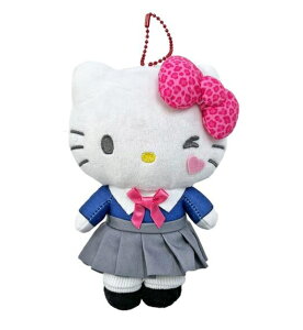 キャラ雑貨 マスコットポーチ ギャル ハローキティ 即納 送料無料 約H150×W100×D60mm…チェーンは含まない キティ キティちゃん