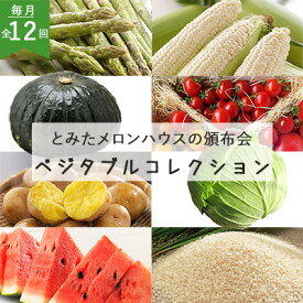 とみたメロンハウスの頒布会ベジタブルコレクションコース 全12回　送料込み 北海道 富良野 野菜 お取り寄せ ギフト 高級 贈り物