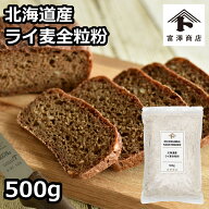 国産ライ麦粉 北海道産ライ麦全粒粉（江別製粉） / 500g【 富澤商店 公式 】