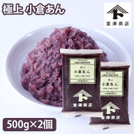 極上 小倉あん つぶあん500g×2個セット【冷蔵便】【 富澤商店 公式 】