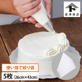 【ポイント10倍!! 1月15日限定】使い捨て絞り袋 / 5枚【 富澤商店 公式 】