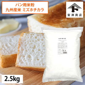 【107円クーポンあり】九州産米（ミズホチカラ）パン用米粉 / 2.5kg【 富澤商店 公式 】