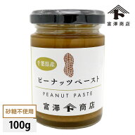 砂糖不使用 千葉県産ピーナッツペースト 100g （富澤のナッツペーストシリーズ）【 富澤商店 公式 】