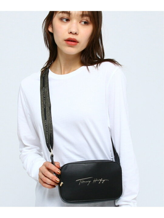 楽天市場】【SALE／40%OFF】シグネチャーロゴカメラバッグ TOMMY 
