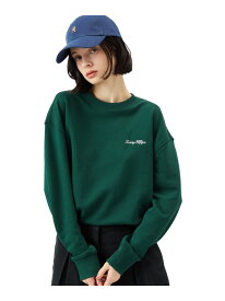 オーバーサイズフレンチテリーTシャツ TOMMY HILFIGER トミーヒルフィガー トップス カットソー・Tシャツ ブラック ホワイト グリーン【送料無料】[Rakuten Fashion]
