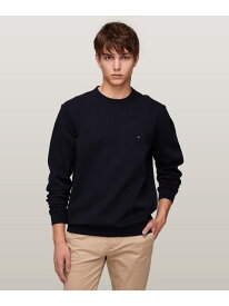 AK ESSNTL INTCHN CRW Mdm Gry Hthr TOMMY HILFIGER トミーヒルフィガー トップス スウェット・トレーナー ホワイト ネイビー グレー【送料無料】[Rakuten Fashion]