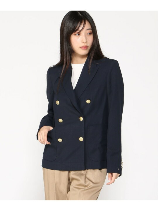 楽天市場】【SALE／50%OFF】ゴールドボタンツイルレギュラーダブル 