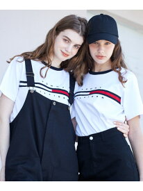 【SALE／9%OFF】(U)TOMMY HILFIGER(トミーヒルフィガー) 【オンライン限定】トミーヒルフィガーロゴTシャツ / TINO TEE TOMMY HILFIGER トミーヒルフィガー トップス カットソー・Tシャツ ホワイト ブラック グレー レッド【RBA_E】【送料無料】[Rakuten Fashion]