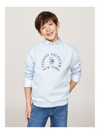 【SALE／50%OFF】(K)TOMMY HILFIGER(トミーヒルフィガー) BOYS ノーティカルアーチプリントフリーストレーナー TOMMY HILFIGER トミーヒルフィガー トップス スウェット・トレーナー ブルー グレー【RBA_E】【送料無料】[Rakuten Fashion]