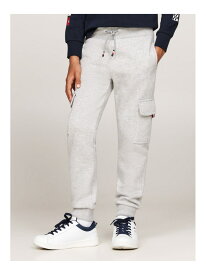 【SALE／50%OFF】(K)TOMMY HILFIGER(トミーヒルフィガー) BOYS モノタイプフリースレギュラーカーゴスウェットパンツ TOMMY HILFIGER トミーヒルフィガー パンツ ジャージ・スウェットパンツ グレー【RBA_E】【送料無料】[Rakuten Fashion]