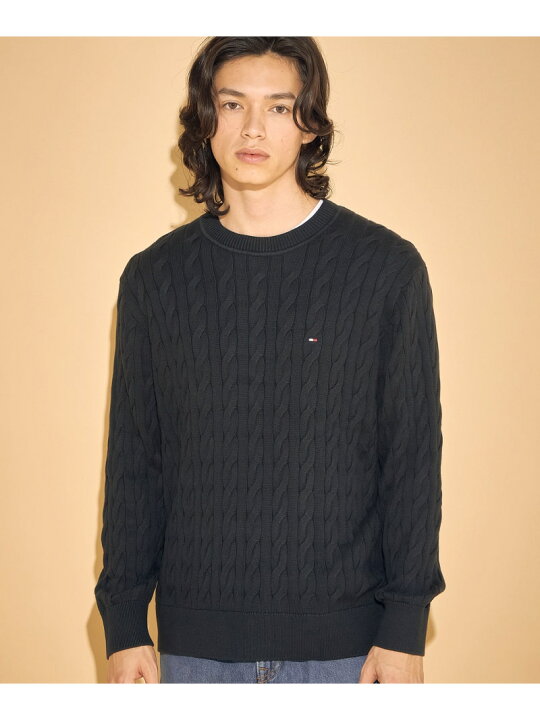 楽天市場】【SALE／60%OFF】ケーブルクルーネックセーター TOMMY 