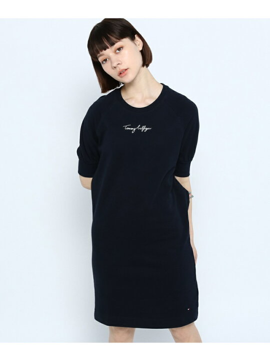 楽天市場 Sale 50 Off W Tommy Hilfiger トミーヒルフィガー ロゴグラフィックスウェットワンピース Tommy Hilfiger トミーヒルフィガー ワンピース ドレス その他のワンピース ドレス ネイビー ベージュ Rba E 送料無料 Rakuten Fashion Tommy Hilfiger