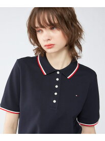 【FUDGE掲載】オリンピックストライプレギュラーポロシャツ TOMMY HILFIGER トミーヒルフィガー トップス ポロシャツ ネイビー ホワイト【送料無料】[Rakuten Fashion]