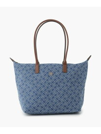 ポペットフラッグデニムトートバッグ TOMMY HILFIGER トミーヒルフィガー バッグ トートバッグ ブルー【送料無料】[Rakuten Fashion]