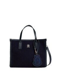 シティスモールトートバッグ TOMMY HILFIGER トミーヒルフィガー バッグ トートバッグ ネイビー ピンク【送料無料】[Rakuten Fashion]