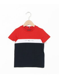 (K)TOMMY HILFIGER(トミーヒルフィガー) BOYS エッセンシャル カラーブロックTシャツ TOMMY HILFIGER トミーヒルフィガー トップス カットソー・Tシャツ ネイビー【送料無料】[Rakuten Fashion]