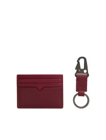 クレストカードホルダー & キーリング TOMMY HILFIGER トミーヒルフィガー 財布・ポーチ・ケース その他の財布・ポーチ・ケース ネイビー ピンク【送料無料】[Rakuten Fashion]