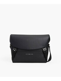 モダンメッセンジャーバッグ TOMMY HILFIGER トミーヒルフィガー バッグ ボディバッグ・ウエストポーチ ブラック【送料無料】[Rakuten Fashion]