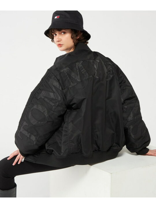楽天市場】【SALE／50%OFF】オーバーサイズトーナルアップリケボンバー 