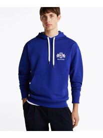 【SALE／50%OFF】ヒルフィガースモールクレストパーカー TOMMY HILFIGER トミーヒルフィガー トップス スウェット・トレーナー グレー ブルー【RBA_E】【送料無料】[Rakuten Fashion]