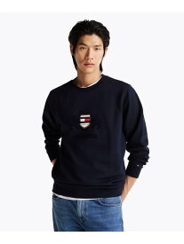 【SALE／50%OFF】アイコンインターロックトレーナー TOMMY HILFIGER トミーヒルフィガー トップス スウェット・トレーナー ホワイト ネイビー【RBA_E】【送料無料】[Rakuten Fashion]