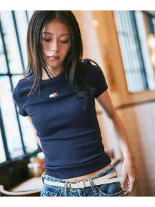 ySALE^50%OFFzXobWuTVc TOMMY JEANS g~[qtBK[ gbvX Jbg\[ETVc zCg ubN u[ lCr[ sN p[vyRBA_Ez[Rakuten Fashion]