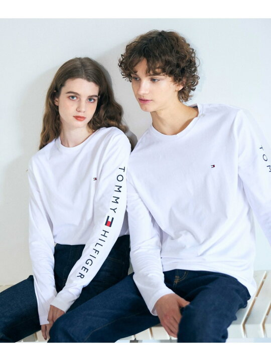 楽天市場】ロゴロングスリーブTシャツ TOMMY HILFIGER トミー 
