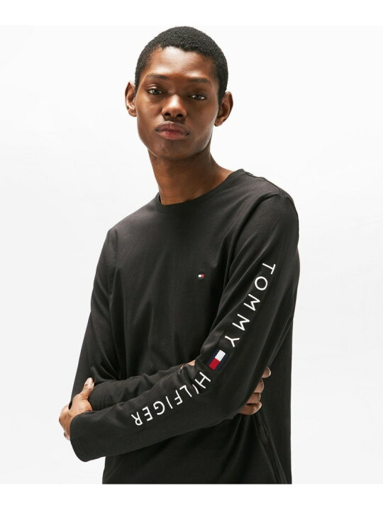 楽天市場】ロゴロングスリーブTシャツ TOMMY HILFIGER トミー 