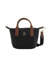 マイクロトート2WAYショルダーバッグ 26SS TOMMY HILFIGER トミーヒルフィガー バッグ トートバッグ ブルー ホワイト ブラック【送料無料】[Rakuten Fashion]