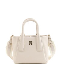 エッセンシャルミニトートバッグ 26SS TOMMY HILFIGER トミーヒルフィガー バッグ トートバッグ ベージュ ホワイト ブラック【送料無料】[Rakuten Fashion]