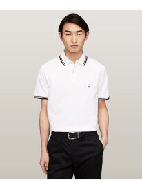 【SALE／50%OFF】スリムフィットポロシャツ TOMMY HILFIGER トミーヒルフィガー トップス ポロシャツ ブラック ネイビー ホワイト【RBA_E】【送料無料】[Rakuten Fashion]