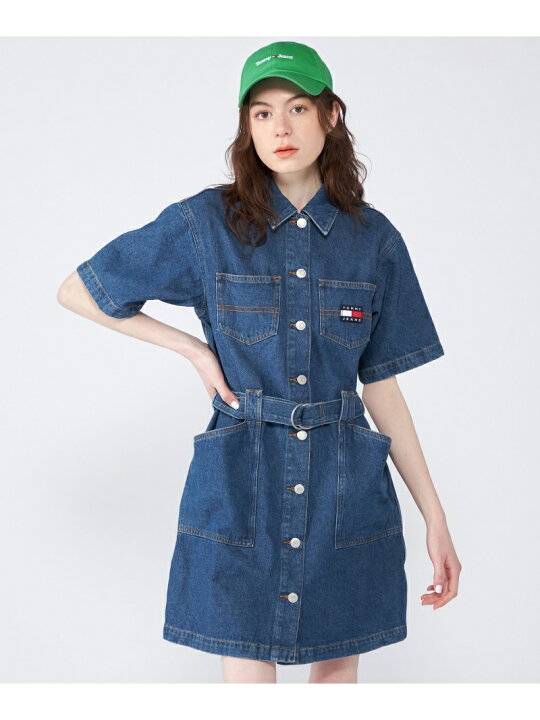 楽天市場】【SALE／40%OFF】ベルテッドワーカーシャツワンピース TOMMY 