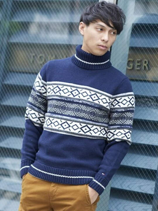楽天市場】【SALE／70%OFF】(M)タートルネックセーター TOMMY HILFIGER 
