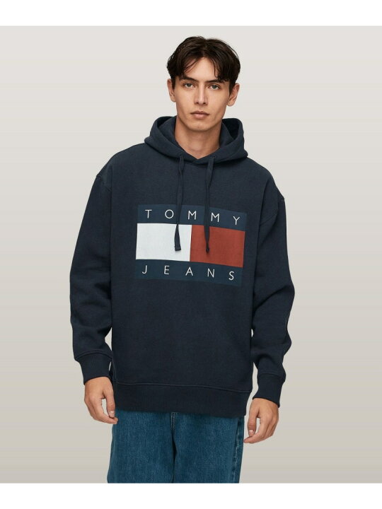 楽天市場】【SALE／50%OFF】リラックスメランジフラッグパーカー TOMMY 