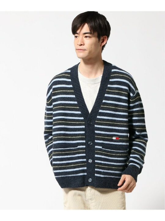 楽天市場】【SALE／50%OFF】ボクシージャカードストライプカーディガン 