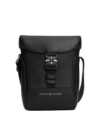 モダンフラップミニリポーターバッグ TOMMY HILFIGER トミーヒルフィガー バッグ ボディバッグ・ウエストポーチ ブラック【送料無料】[Rakuten Fashion]