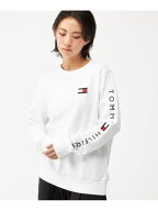 【SALE／30%OFF】フレンチテリー ロゴ ロングスリーブスウェット ユニセックス オンライン限定 TOMMY HIL…
