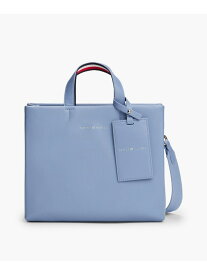 エスタブリッシュミディアムショッパーバッグ TOMMY HILFIGER トミーヒルフィガー バッグ トートバッグ ホワイト ブルー【送料無料】[Rakuten Fashion]