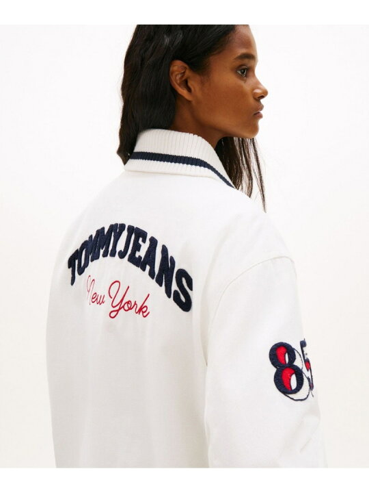 楽天市場】リラックスコットンバーシティジャケット TOMMY JEANS 
