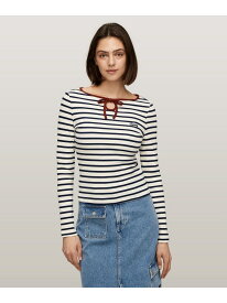 【SALE／50%OFF】TJW STRP TRDRP LS Rgtt Rd / Ancnt TOMMY JEANS トミーヒルフィガー トップス その他のトップス レッド ネイビー【RBA_E】【送料無料】[Rakuten Fashion]