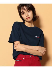 【SALE／40%OFF】オーバーサイズTシャツ TOMMY JEANS トミーヒルフィガー トップス カットソー・Tシャツ ネイビー レッド ブラック イエロー ピンク グレー ホワイト オレンジ【RBA_E】[Rakuten Fashion]